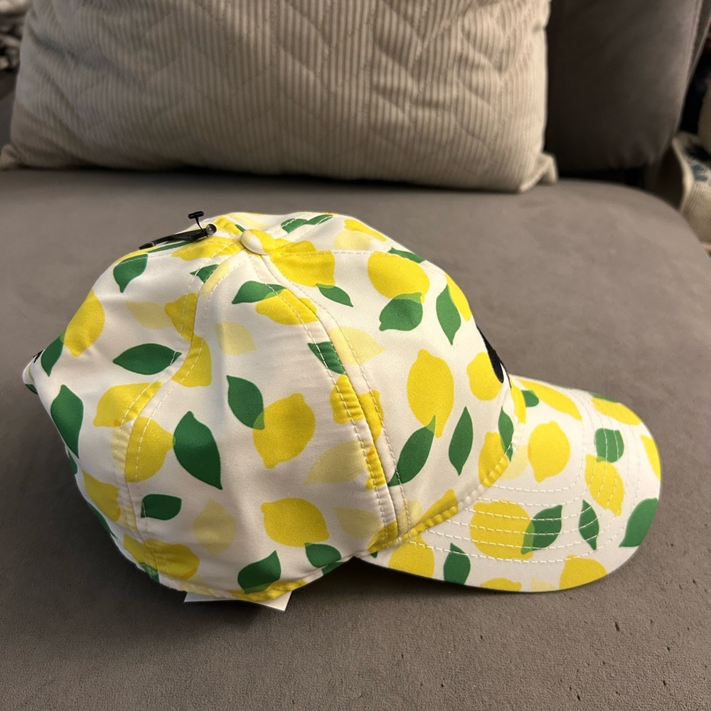 Kate Spade Lemon Print Baseball Cap — NWT! - Picture 3 of 4